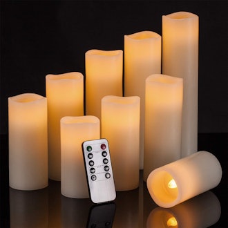 Hausware Battery Operated Candles (Set of 9)