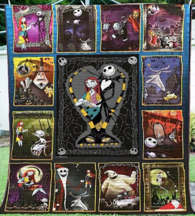 Nightmare Before Christmas quilt. 