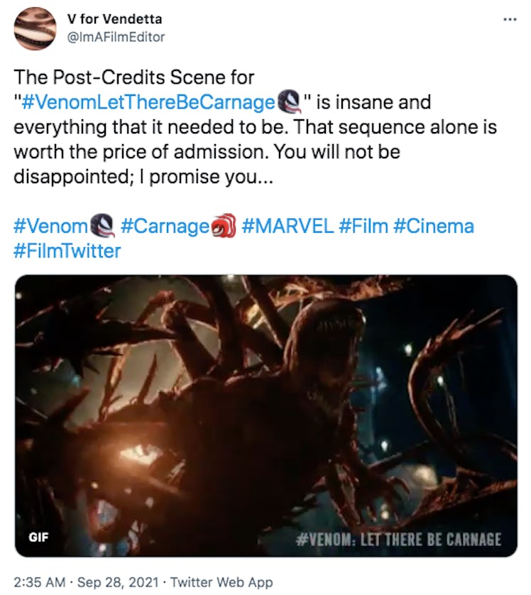 venom  2 post credits ending explained