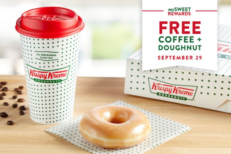 National Coffee Day 2021 deals on Sept. 29 include free coffee from Krispy Kreme.