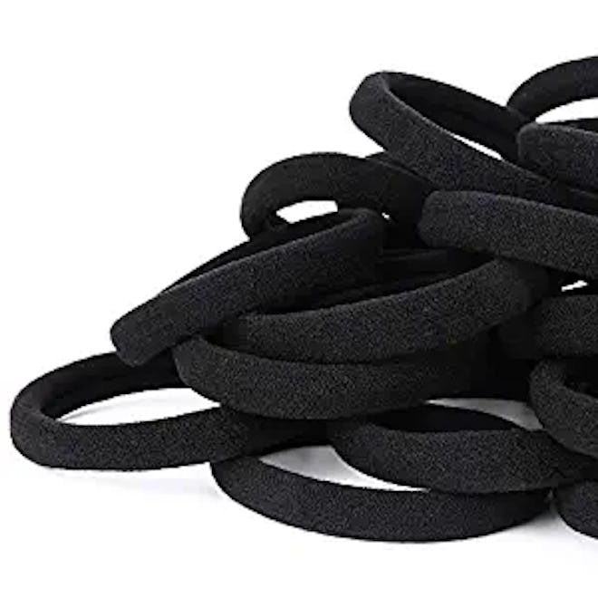 Qarwayoc Cotton Seamless Hair Bands (50-Pack)