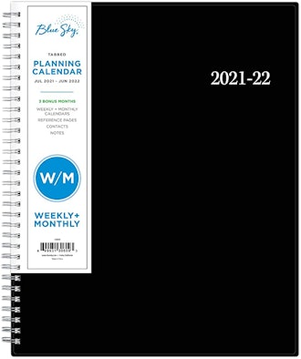 Blue Sky 2021-2022 Academic Year Weekly & Monthly Planner