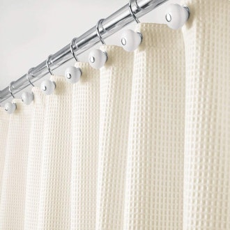 mDesign Washable Shower Curtain