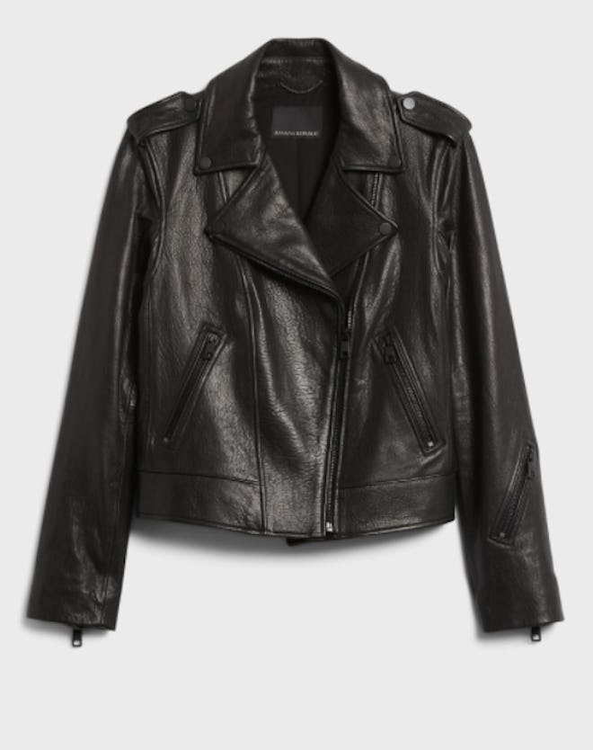 Essential Leather Moto Jacket