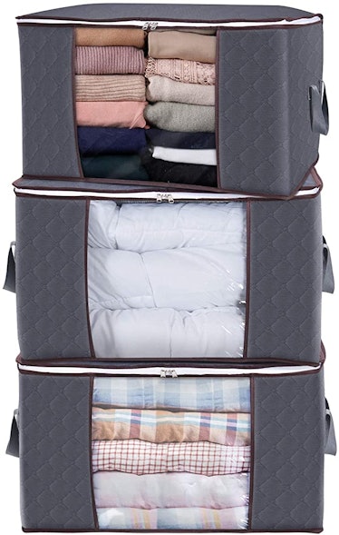 Lifewit Large Capacity Clothes Storage Bag (3-pack)