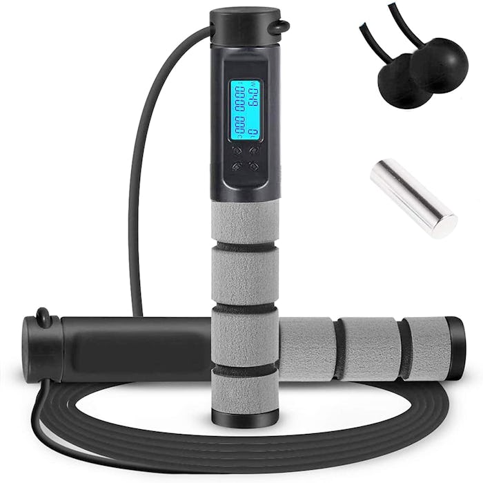  Digital Weighted Handle Workout Jumping Rope 