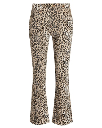 Kick Fit Leopard High-Rise Jeans