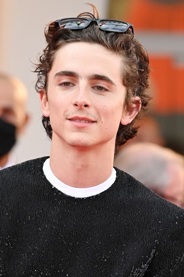 Timothée Chalamet Wore Sequins and Sunglasses at the 'Dune' Premiere