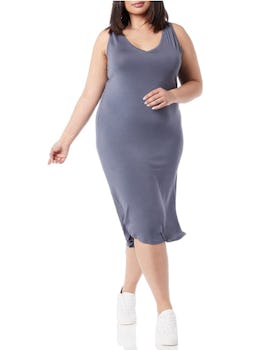 Daily Ritual Jersey Sleeveless V-Neck Midi Dress