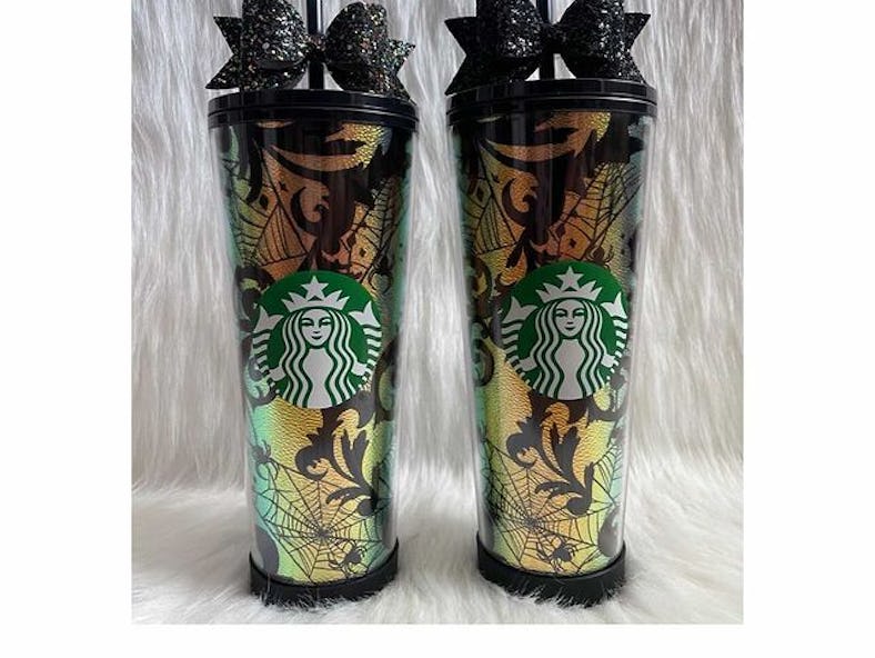 These Starbucks' Halloween 2021 tumblers and cold cups include glow-in-the-dark options.