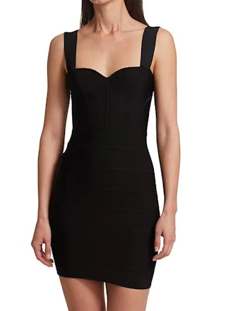 Herve Leger x Julia Restoin Roitfeld Sweetheart Corset Mini Dress