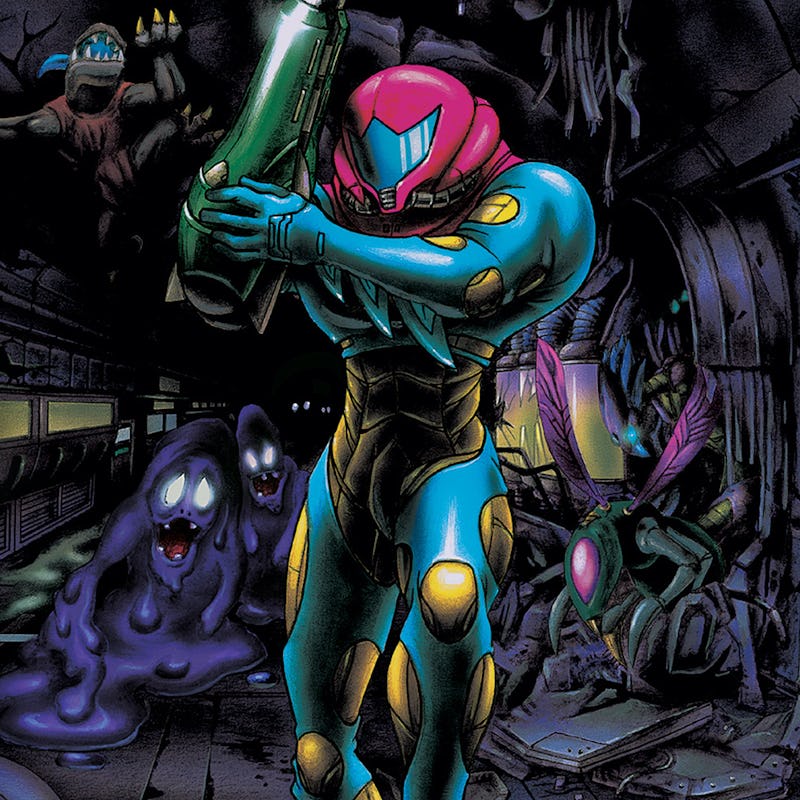 metroid fusion cover art