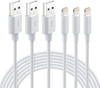 Nikolable 6-Foot Lightning Cable (3-Pack) 