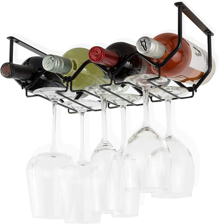 Wallniture Piccola Under Cabinet Wine Rack