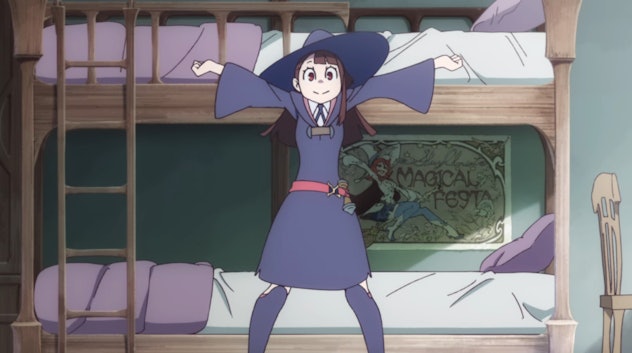 Little Witch Academia is an anime about witch school
