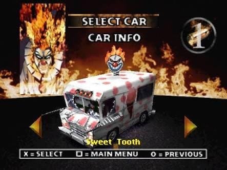 Sweet Tooth vehicle from Twisted Metal
