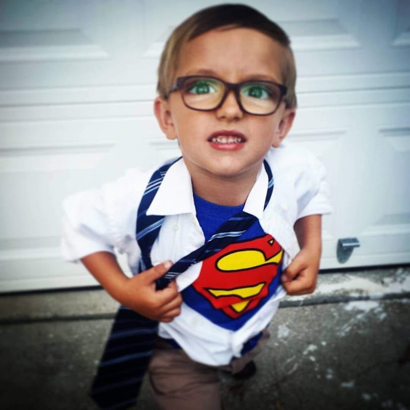 Clark Kent (Superman) is one example of a last-minute costume a mom came up with day-of.