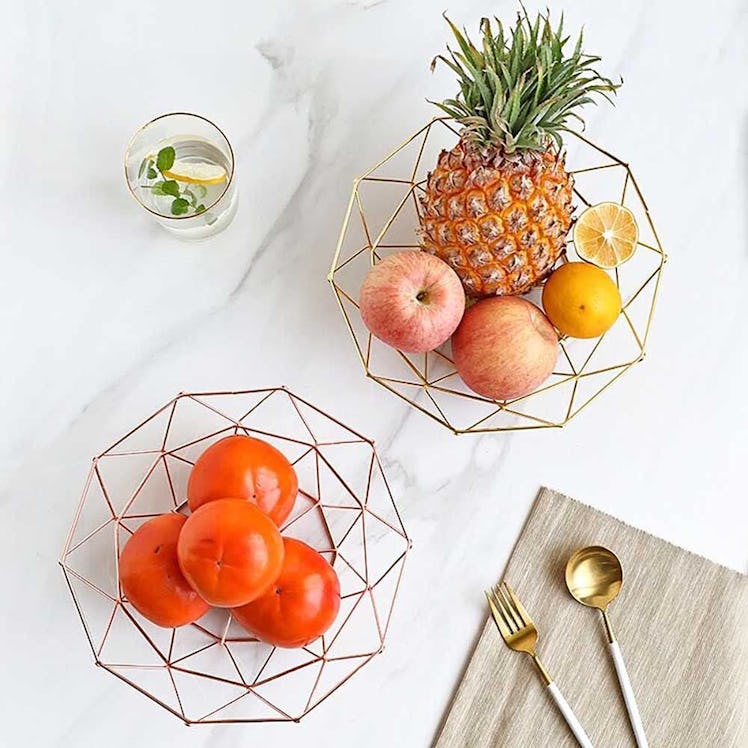 Teetookea Golden Fruit Basket