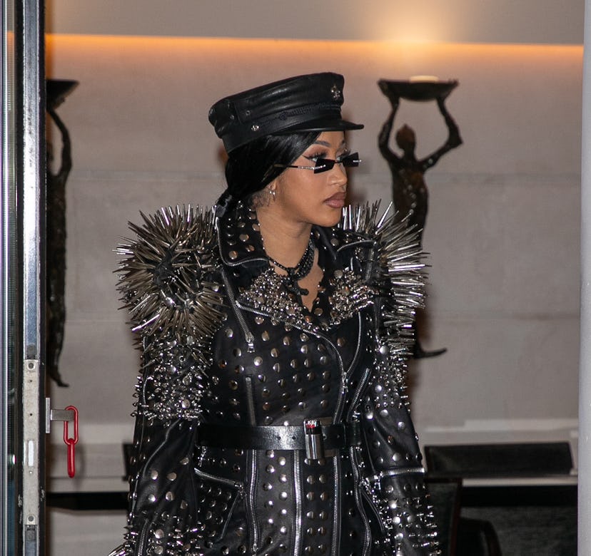 Singer Cardi B is seen on September 30, 2021 in Paris, France.