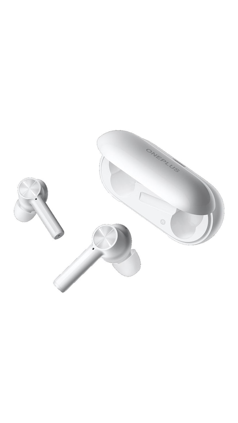 OnePlus Buds Z white wireless earbuds 