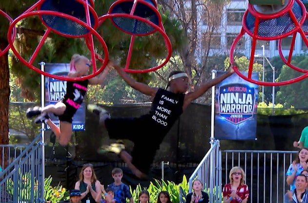 American Ninja Warrior Junior is an athletic competition show for kids.