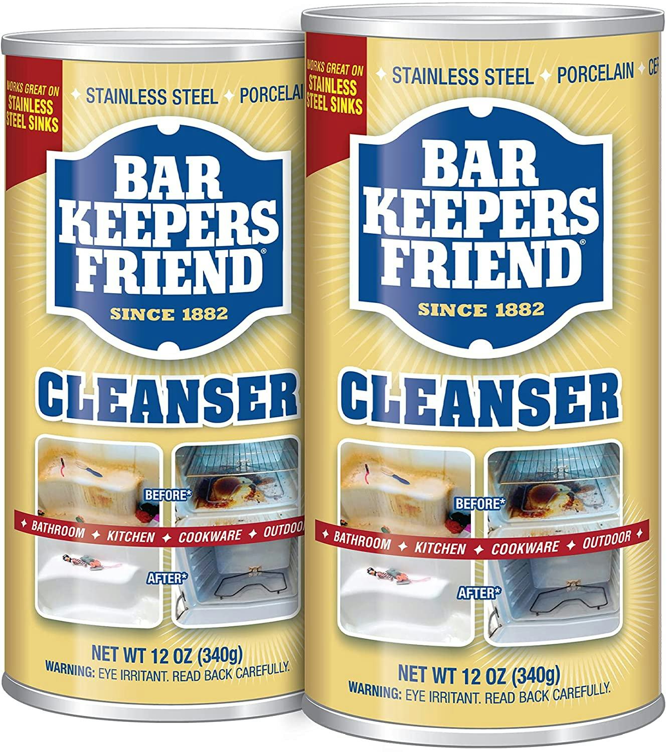 Bar Keepers Friend Powder Cleanser (2-Pack)