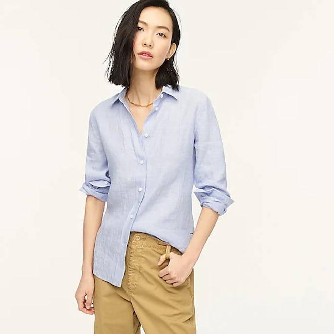 Slim-Fit Baird McNutt Irish Linen Shirt