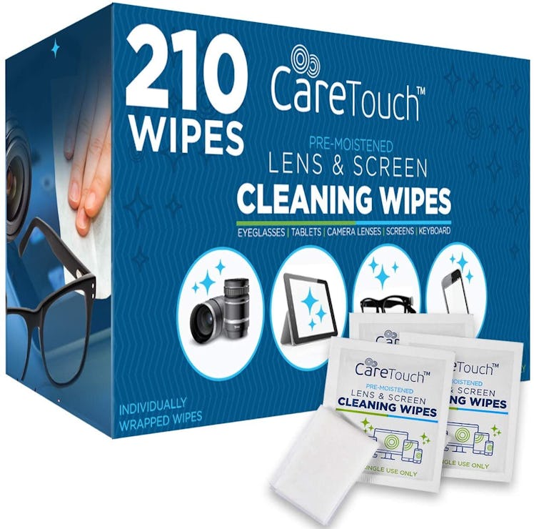 Care Touch Lens Cleaning Wipes (210 Count)