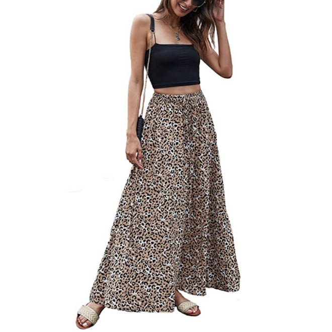 Bluetime High Waisted Maxi Skirt