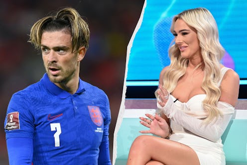 Footballer Jack Grealish and Love Island contestant Lillie Haynes in a side by side split image
