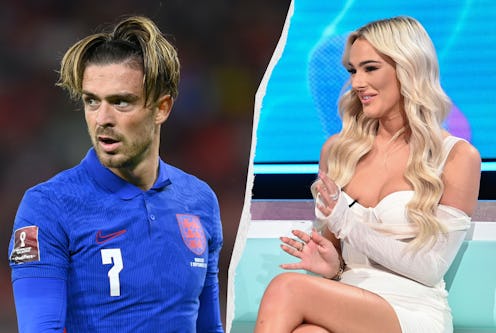Footballer Jack Grealish and Love Island contestant Lillie Haynes in a side by side split image