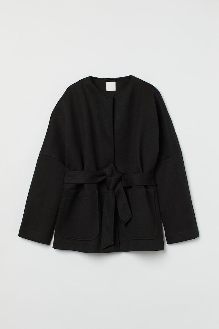 H&M Tie-Belt Jacket