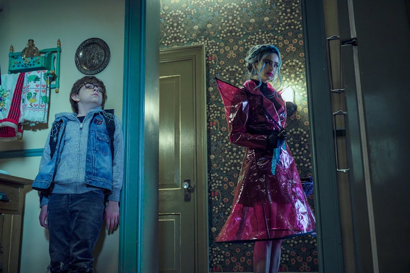 ‘Nightbooks’ starring Winslow Fegley as Alex and Krysten Ritter as Natacha. Photo courtesy of Christ…