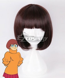 Scooby-Doo! Velma Dinkley Brown Cosplay Wig
