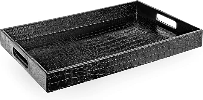 Home Redefined Glossy Alligator Tray
