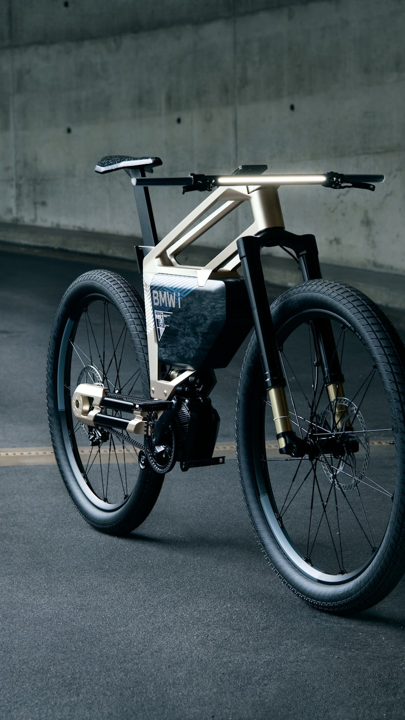 A BMW e-bike concept called i Vision AMBY which is between an electric bicycle and an electric motor...