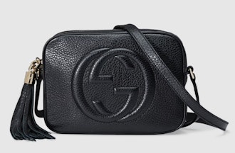 Gucci's soho small leather disco bag. 