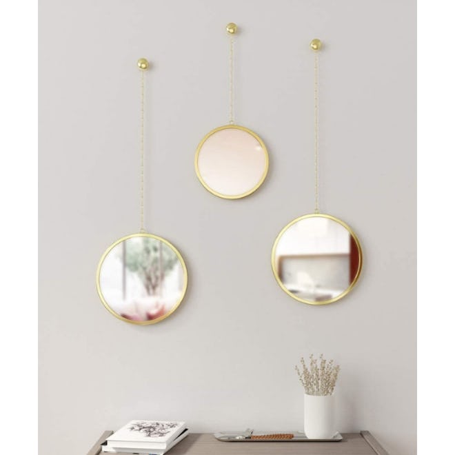 Umbra Dima Round Mirrors (Set of 3)