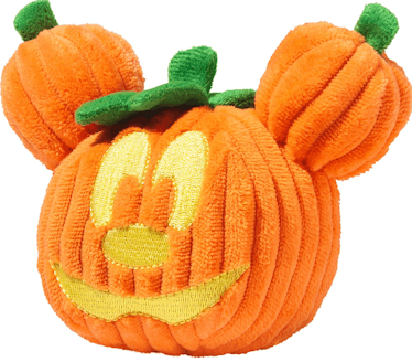 This Mickey pumpkin toy is part of Chewy's Disney Halloween toy collection. 