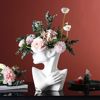 Funsoba Ceramics Statue Flower Vase