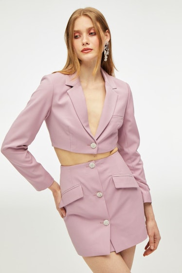 Pink Stella mini blazer set from Nana Jacqueline.