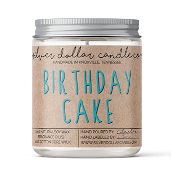 Silver Dollar Candle Co. Birthday Cake Scented Candle 