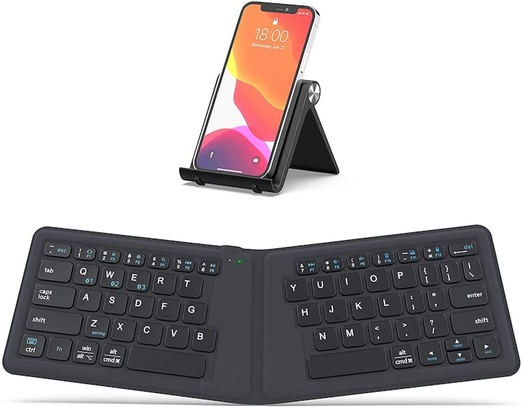 iClever BK06 Ergonomic Design Bluetooth Foldable Keyboard