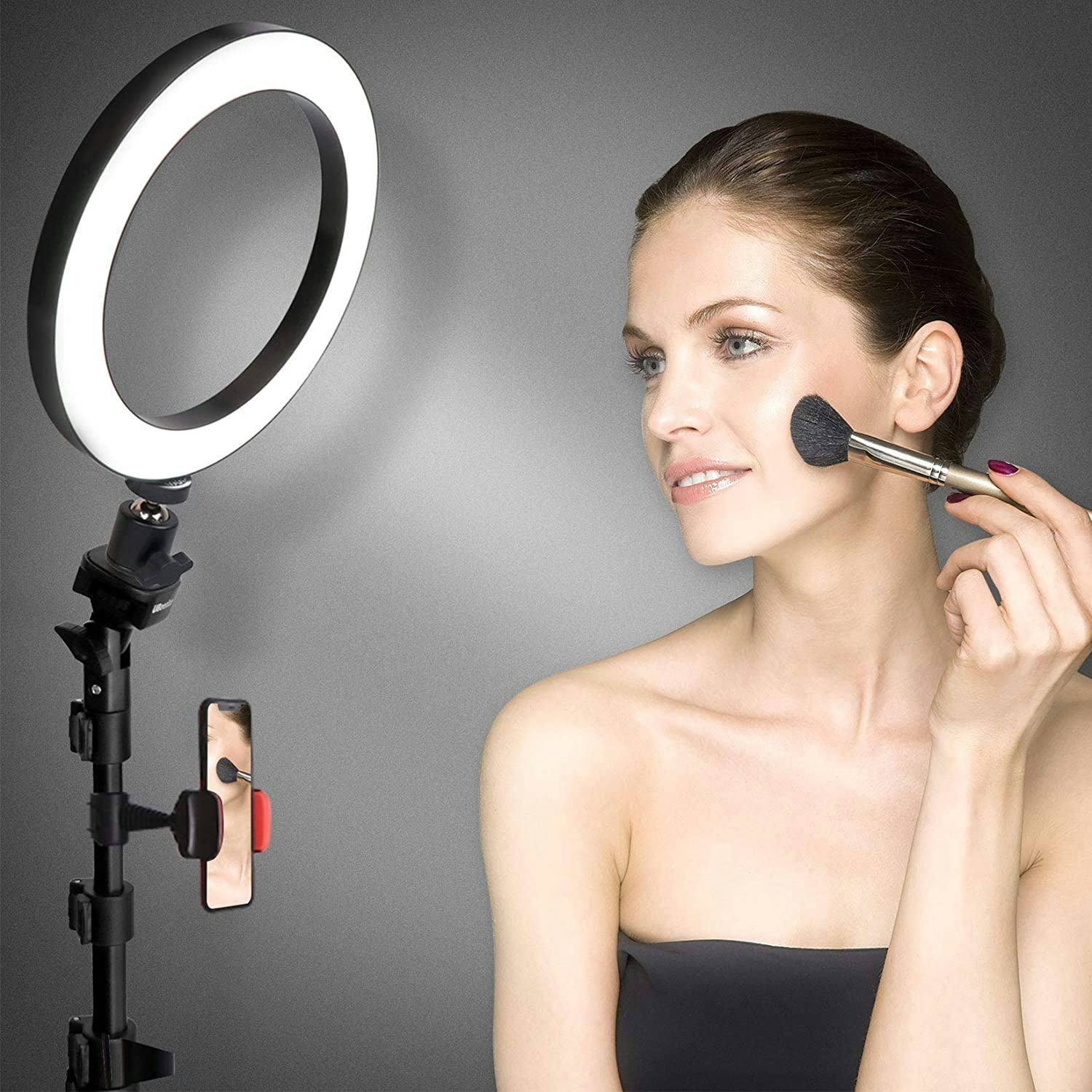 UBeesize Selfie Ring Light &amp; Cell Phone Holder