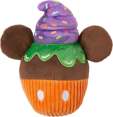This Mickey cupcake dog toy is part of Chewy's Disney Halloween toy collection. 