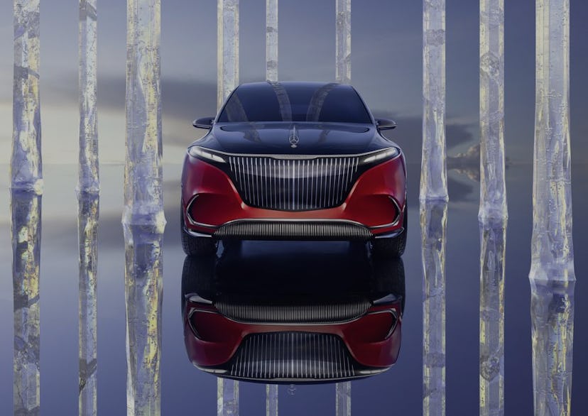 Mercedes Benz electric Maybach concept SUV. Electric cars. Electric vehicles. EVs. 