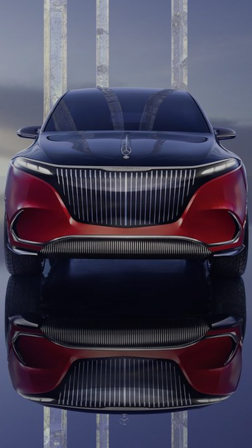 Mercedes Benz electric Maybach concept SUV. Electric cars. Electric vehicles. EVs.