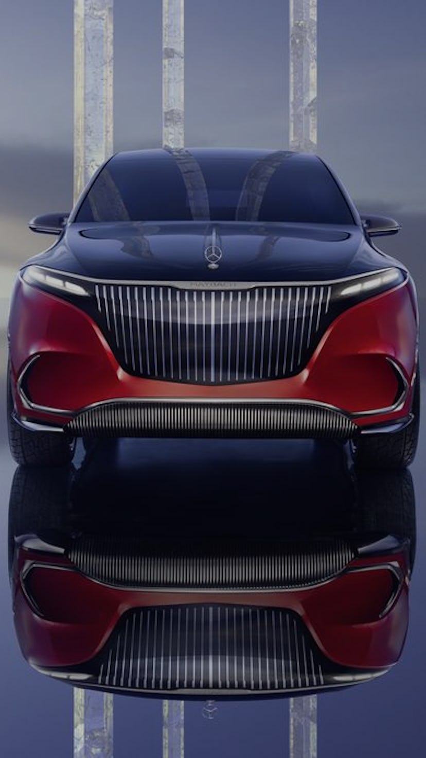Mercedes Benz electric Maybach concept SUV. Electric cars. Electric vehicles. EVs. 