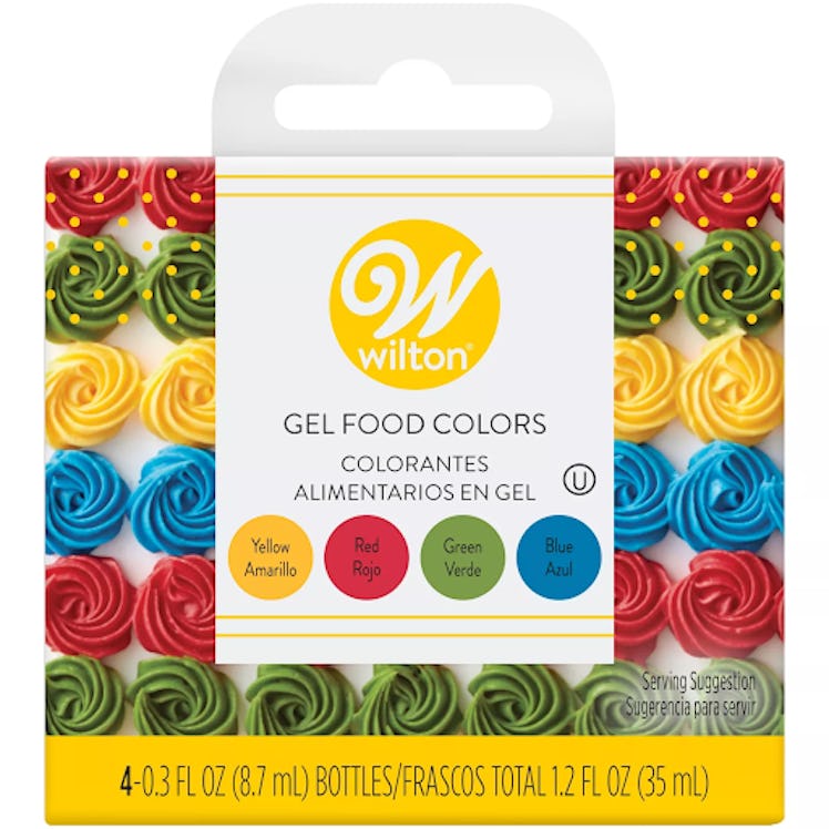 Wilton Red, Yellow, Green and Blue Food Coloring