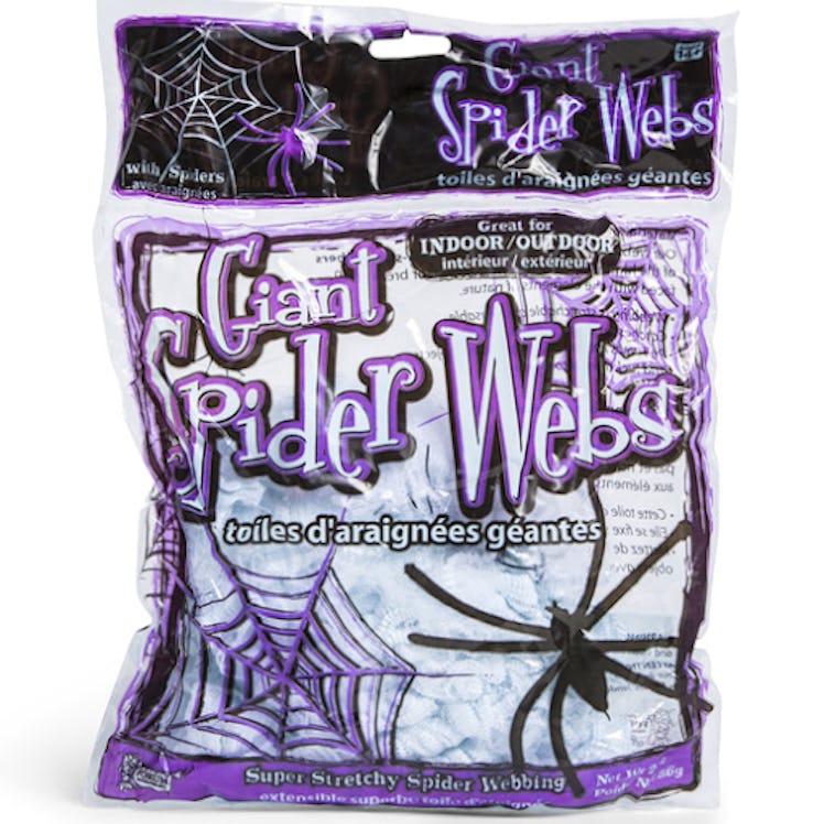 Giant White Spider Web Decoration